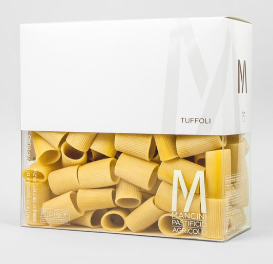 Mancini Tuffoli Gift Box 1 kg – Italian Artisan Pasta Made from Wheat Grown by Mancini