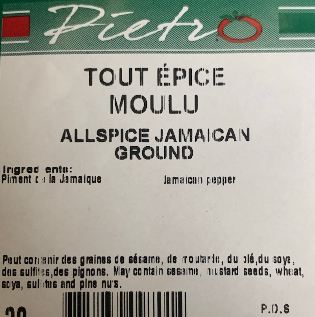Allspice Jamaican Ground 30g