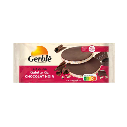 Galette Riz Chocolat Noir 130g * 7 Fois = 910 g