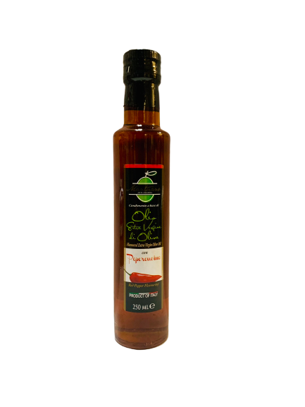 Extra virgin olive oil flavored with red pepper 250ml
