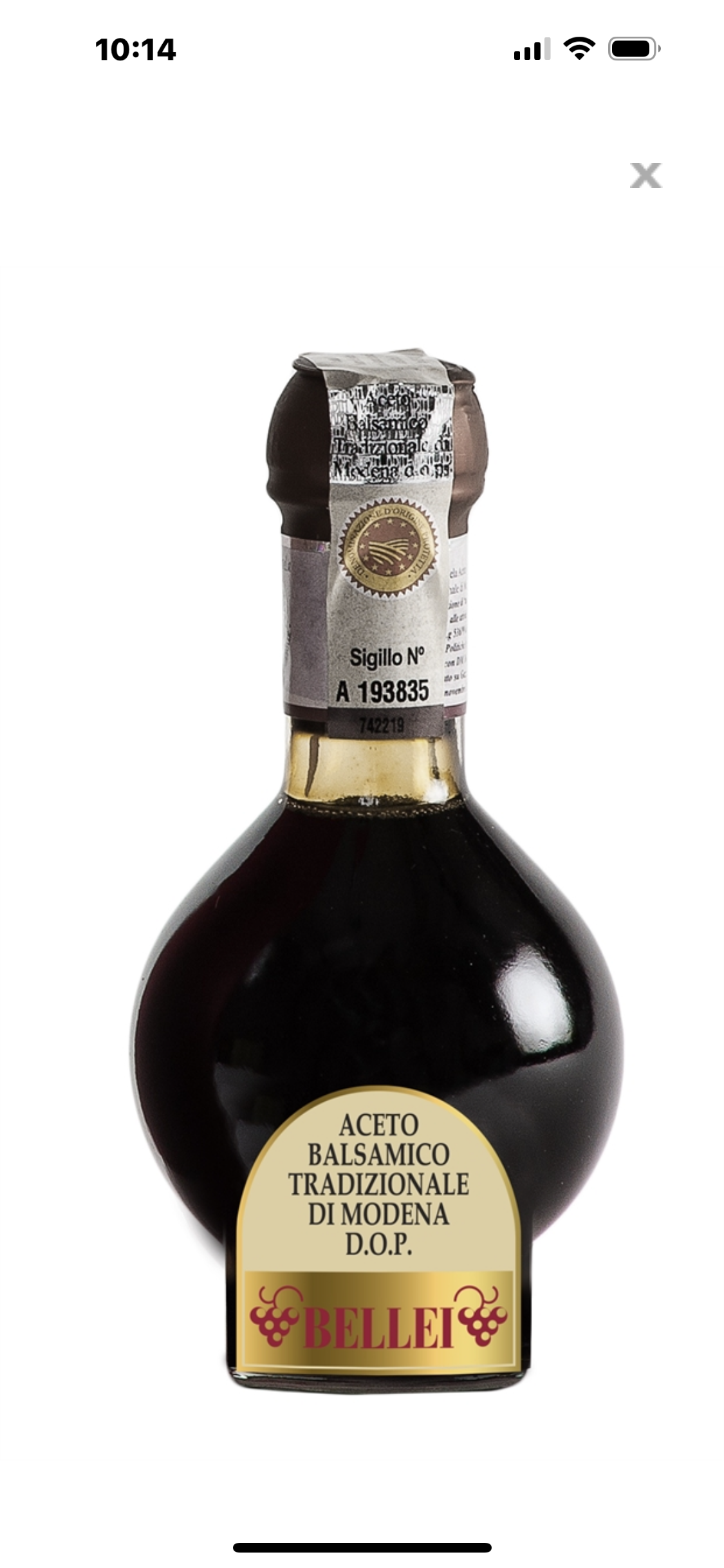 Traditional Balsamic Vinegar of Modena 100 ml