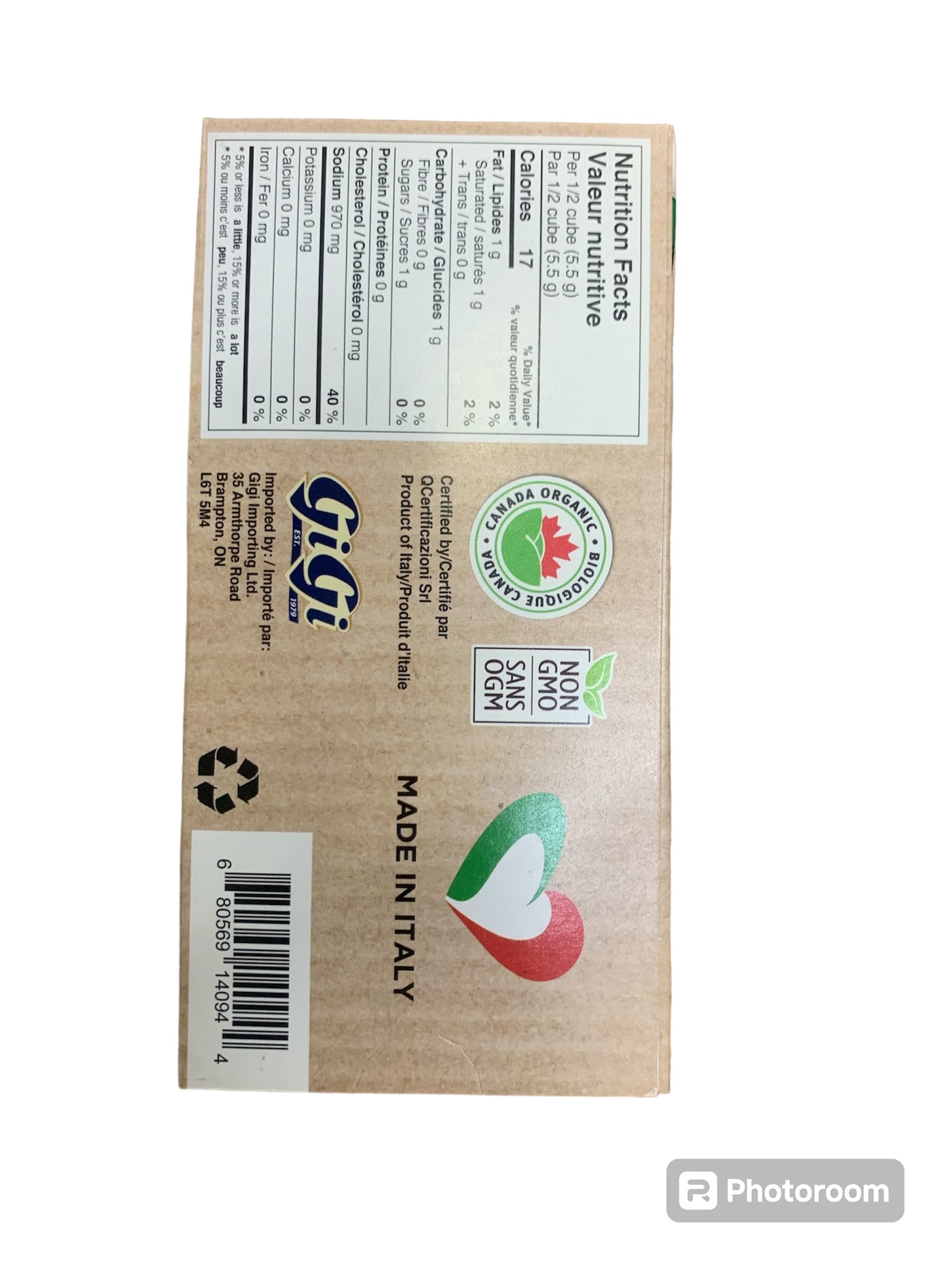 ORGANIC FISH STOCK CUBES 110G – GIGI