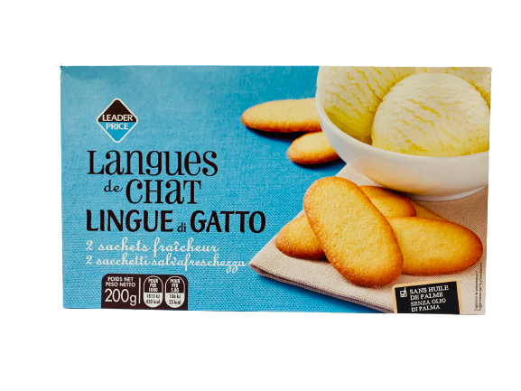 Langues de chat 200g