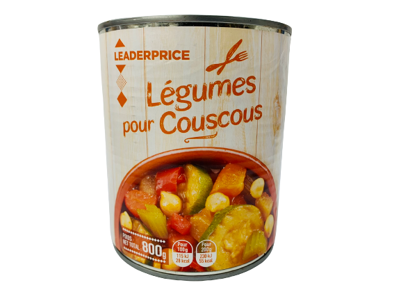 Vegetables for couscous 800g