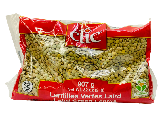 Lentilles vertes laird 907g