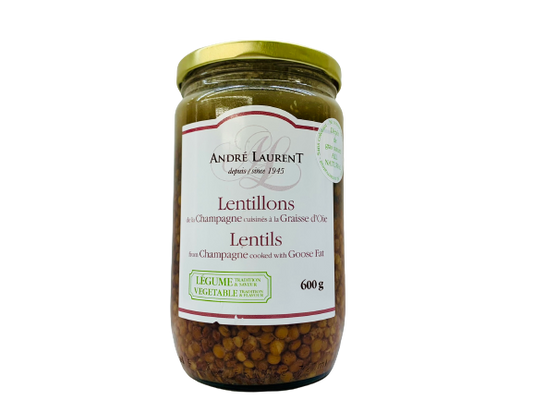 Lentillons de la Champagne cuisinés à la graisse d'oie 600g
