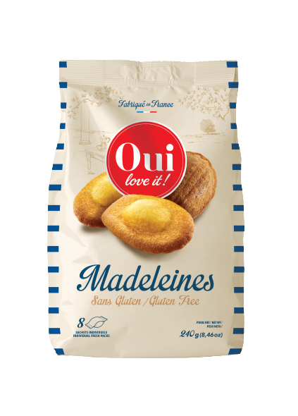 Gluten-free madeleines 240g Oui Love it