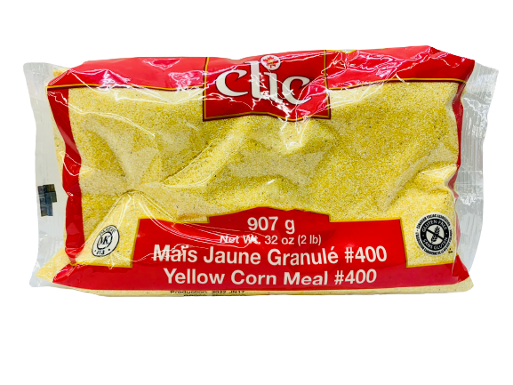 Maïs jaune granulé #400 907g Polenta Fin