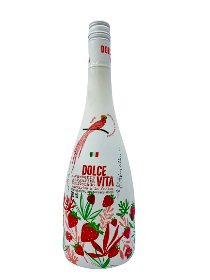 Strawberry Margarita non-alcoholic cocktail 750ml