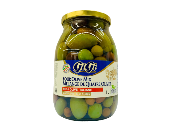 Mélange de quatre olives 1L