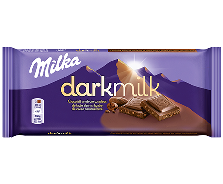 Milka Dark Milk Chocolate Chip 85g