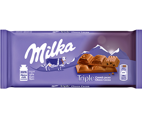 Milka triple chocolat 90g
