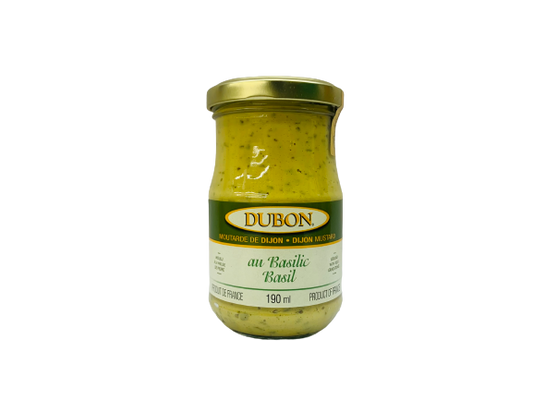 Dijon mustard with basil 190ml
