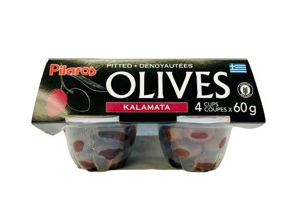 Olives kalamata dénoyautées 4x60g