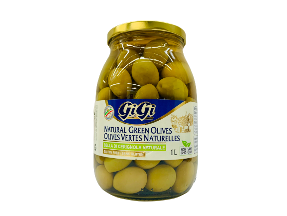 Olives vertes naturelles 1L