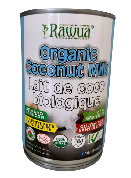 Lait de coco bio léger 7% 400 ml