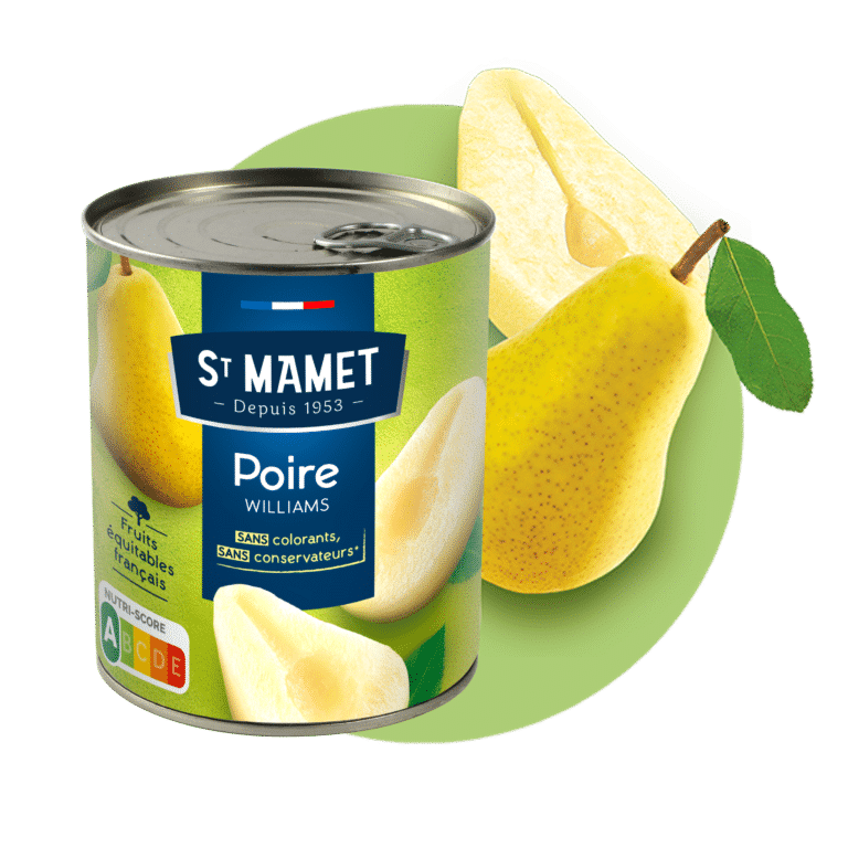 ST-MAMET FRUITS HALF WILLIAMS PEARS 425ML