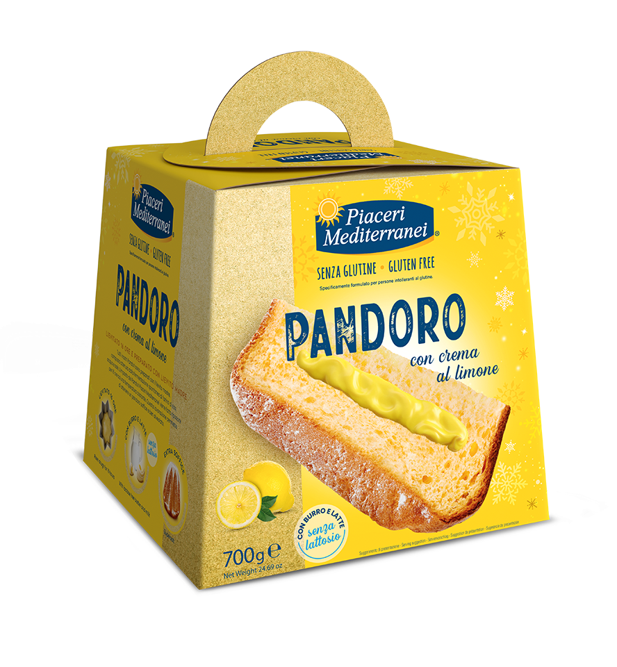 Pandoro Con Crema Al Limone Gluten Free And Lactose Free 700g