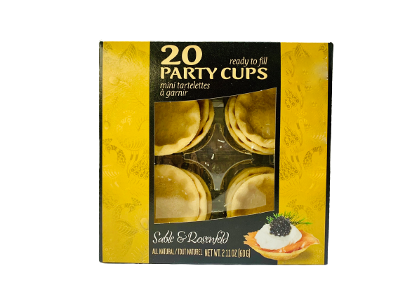 Party Cups mini tartlets to garnish 60g