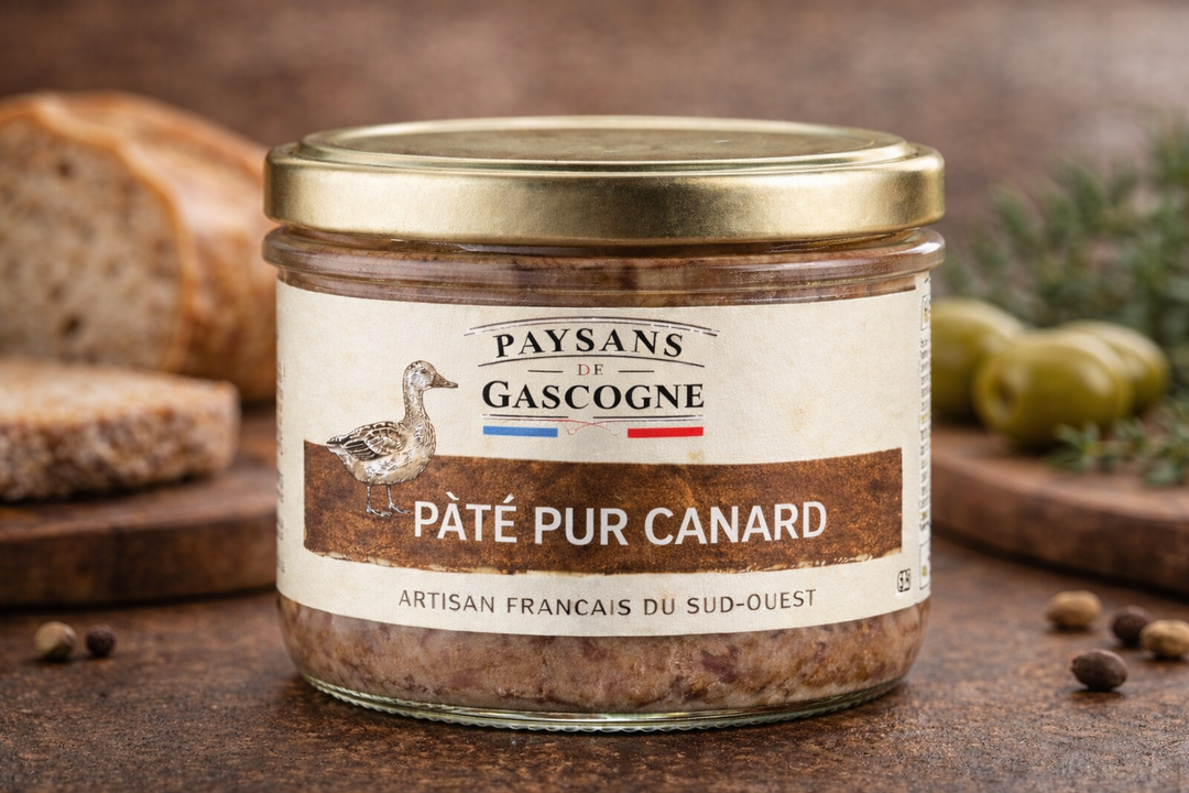 PÂTÉ PUR CANARD 80G – Paysans de Gascogne