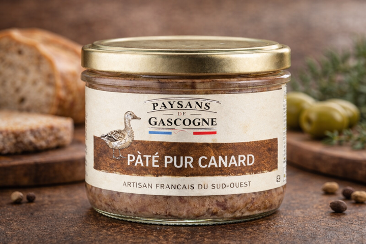 PÂTÉ PUR CANARD 80G – Paysans de Gascogne