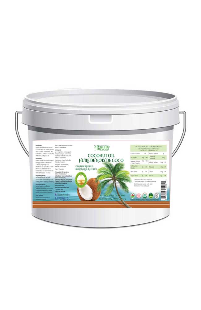 ORGANIC REFINED COCONUT OIL 5L