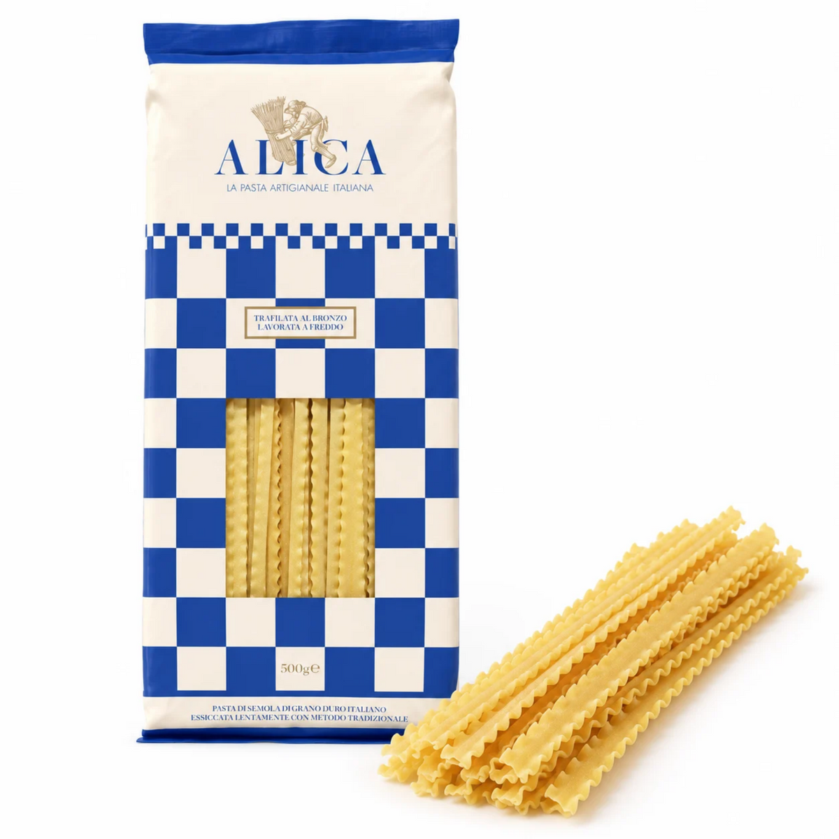 Tripoline 500g - Artisanal Italian Bronze-Drawn Pasta from Basilicata | Pasta Alica