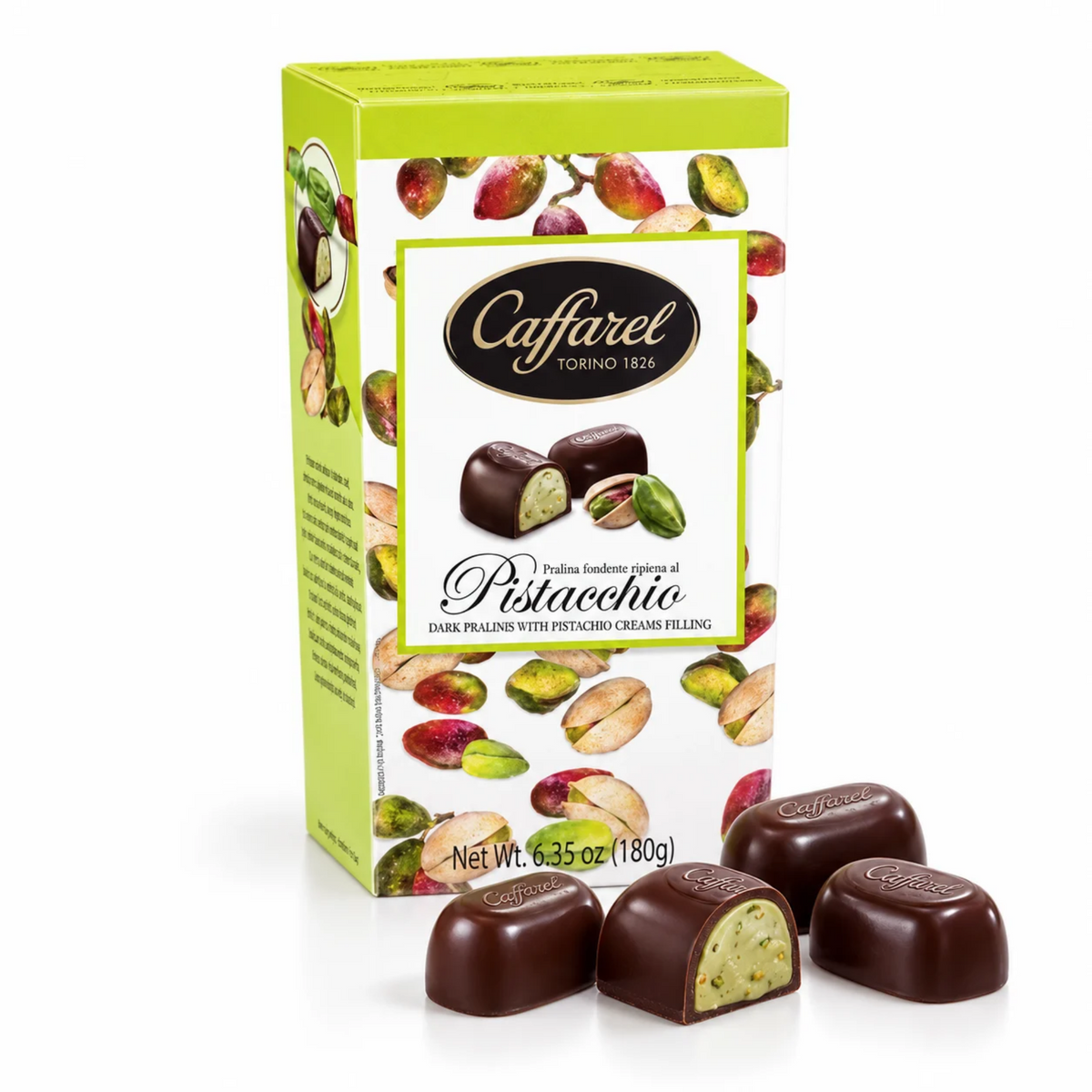 Chocolat Noir Fourré à la Crème de Pistaches 180 g Caffarel – Un Voyage Gourmand au Pied des Alpes Piémontaises