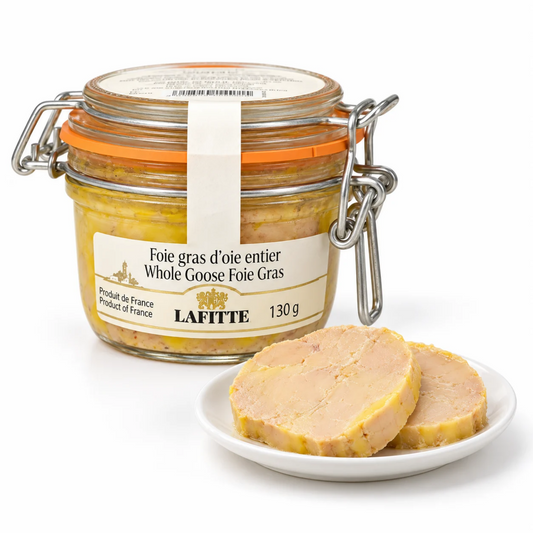 Whole Goose Foie Gras 130g Lafitte – Rare Finesse, Silky Texture, and Long Finish | Maison Lafitte