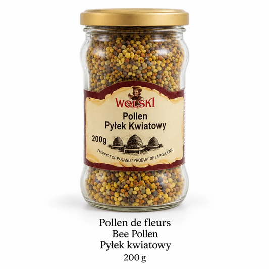 Bee Pollen 3 X 200g = 600g Wolski – Small Golden Pellets Harvested Flower by Flower by the Bees