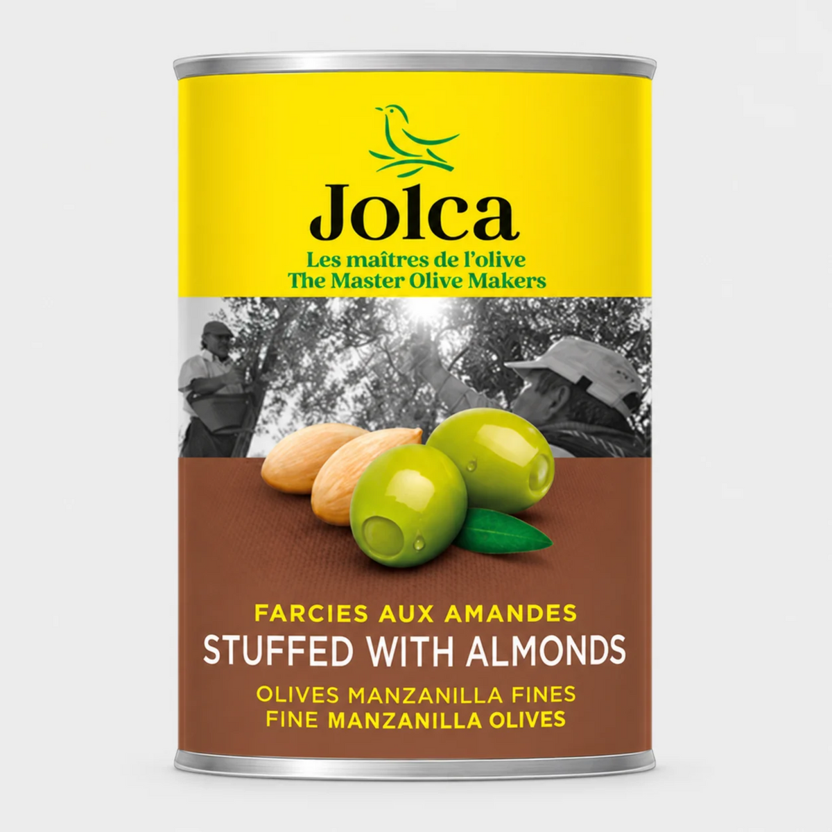 Manzanilla Olives Stuffed with Almonds 300g – Jolca | Taste of Spanish Tapas