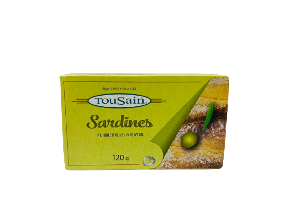 Sardines à l'huile d'olive 120g