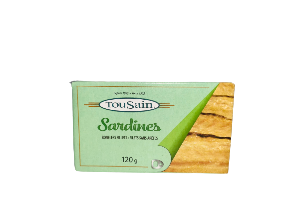 Sardines boneless fillets 120g