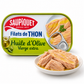 Filets de Thon à l'Huile d'Olive Vierge Extra 115 g Saupiquet – Découpés et Emboîtés à la Main