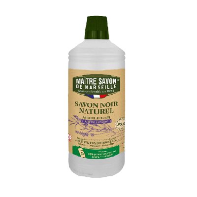 Natural black soap lavender scent 1L