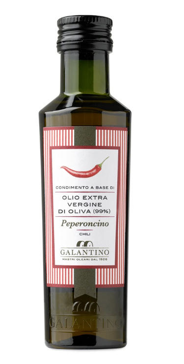 HUILE D’OLIVE EXTRA VIERGE AUX PIMENT 250ML – GALANTINO