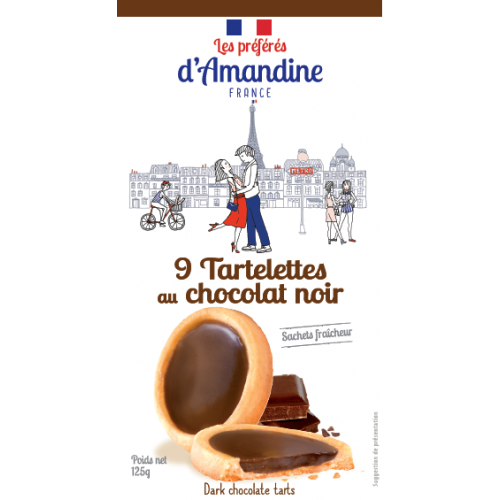 Tartelettes au chocolat noir 125g