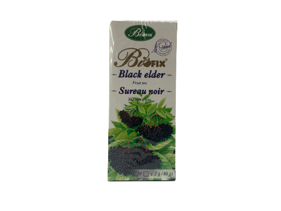 BLACK ELDERBERRY FRUIT TEA 40G – BIOFIX
