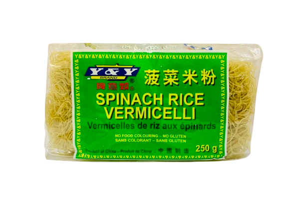Rice vermicelli with spinach 250g