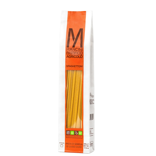 SPAGHETTONI 500G MANCINI – ARTISANAL THICK ITALIAN PASTA