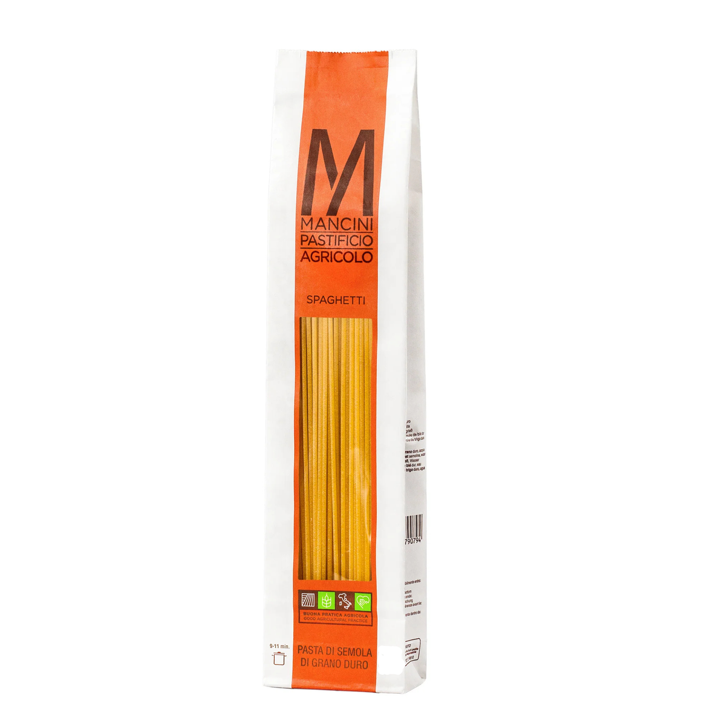 SPAGHETTI 1KG MANCINI – PÂTES ITALIENNES ARTISANALES FORMAT FAMILIAL