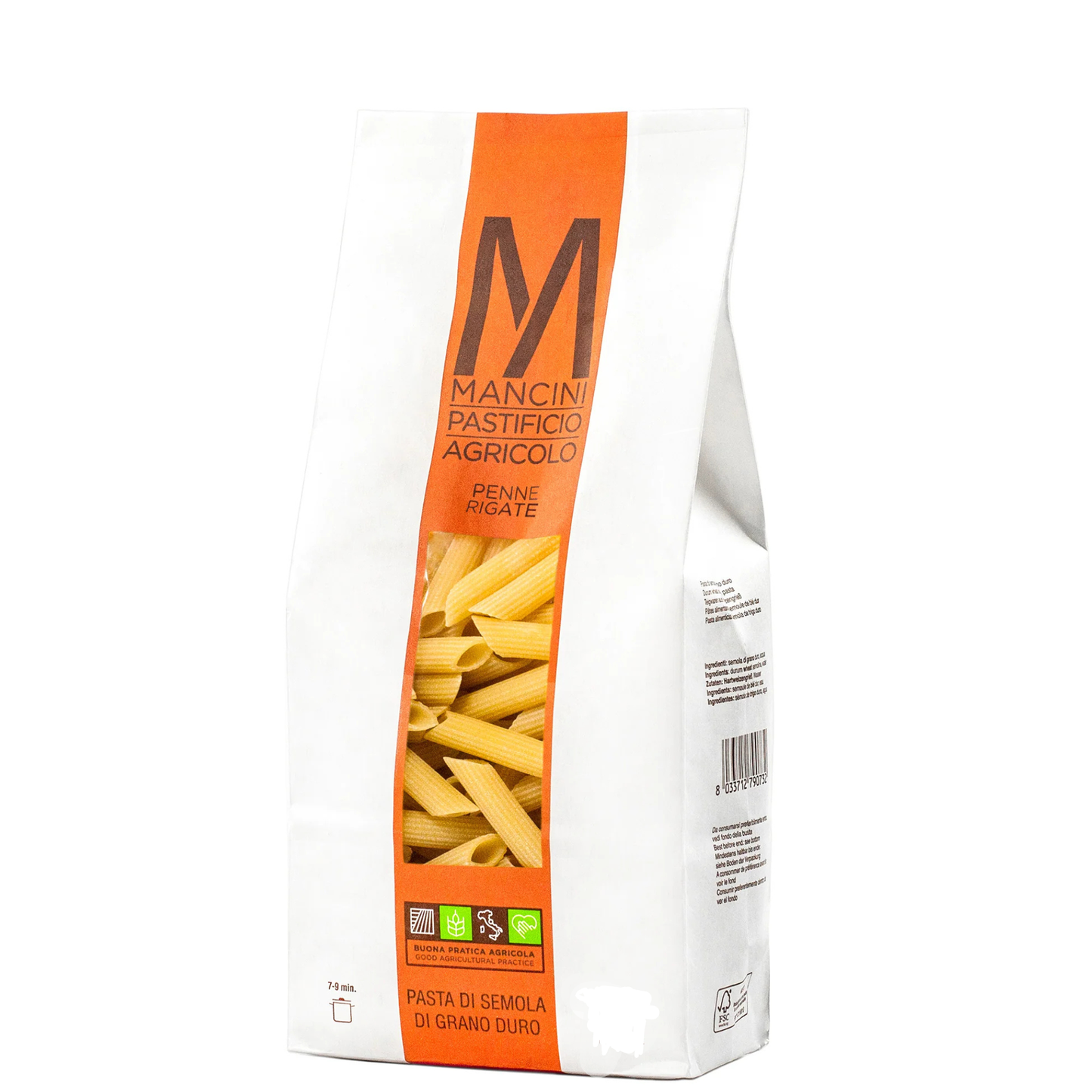 PENNE RIGATE 1KG MANCINI – ARTISANAL ITALIAN PASTA
