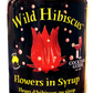 Hibiscus Sauvages confites en sirop 50 fleurs