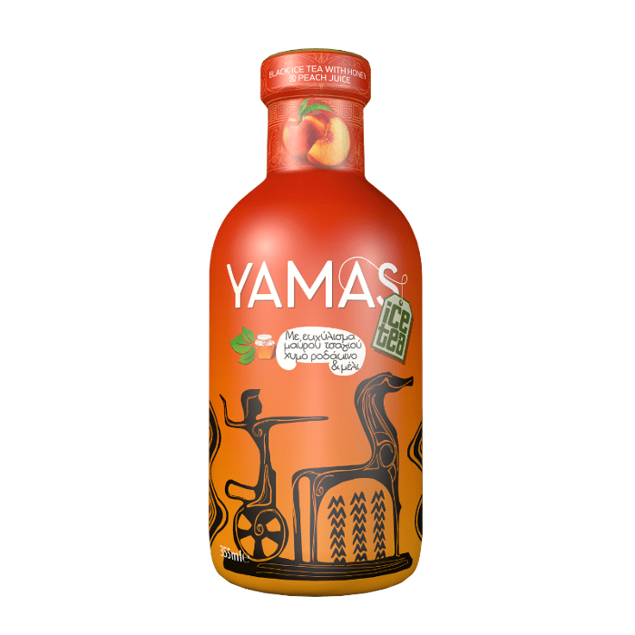 Iced Tea with Peach Juice and Honey YAMAS 360ml
