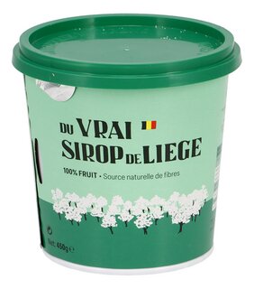 Liège Syrup Siroperie Meurens without added sugar 450g