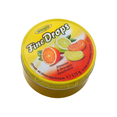 Fine Drops lemon and orange 175g