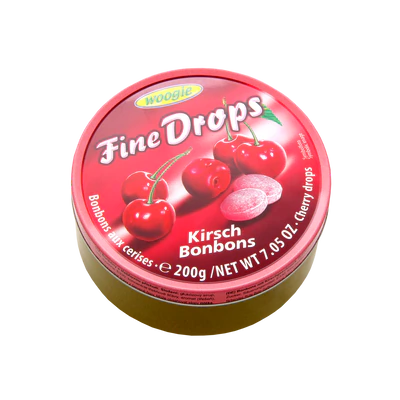 Fine Drops Cherry Candy 200g