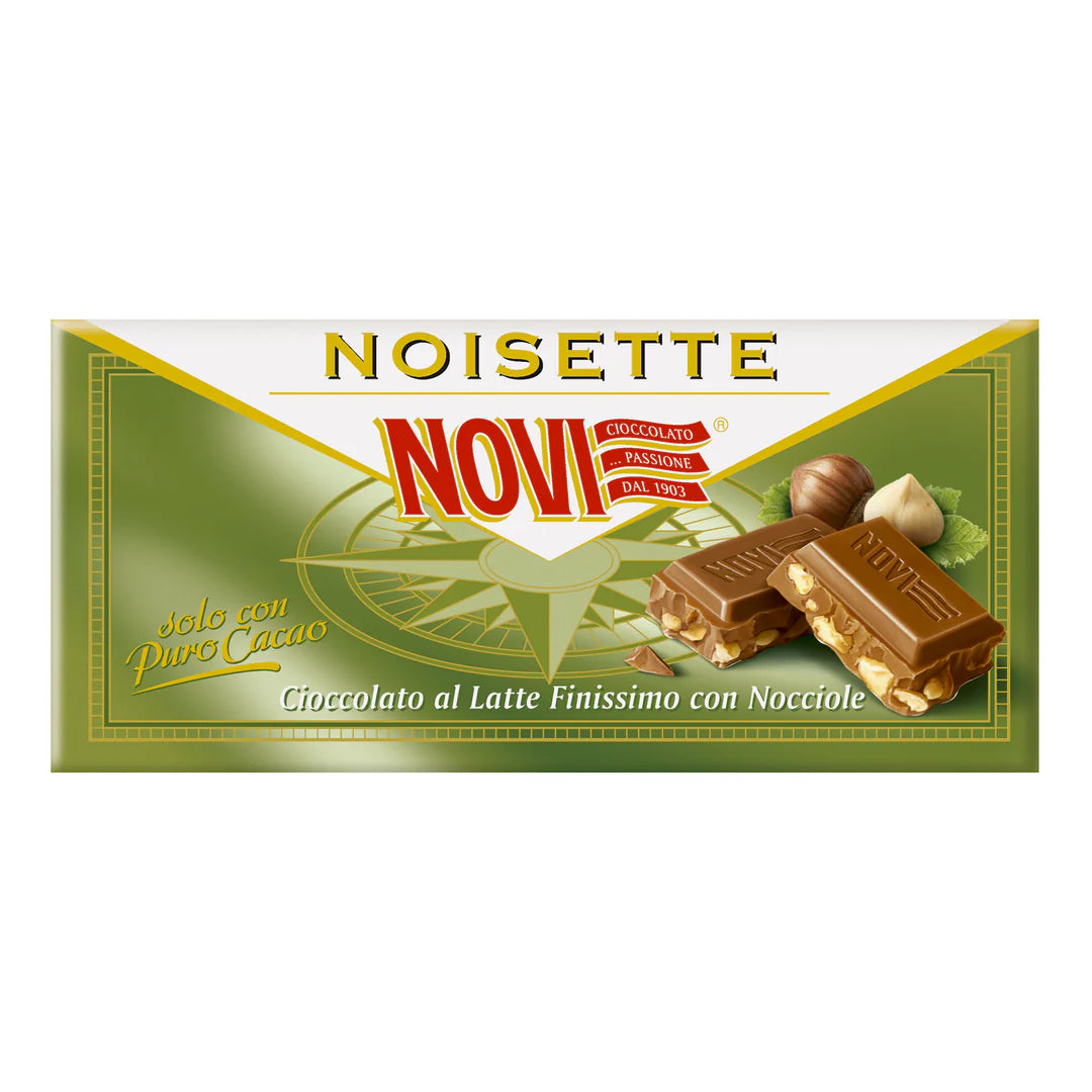 Novi Milk Chocolate Hazelnut 100g