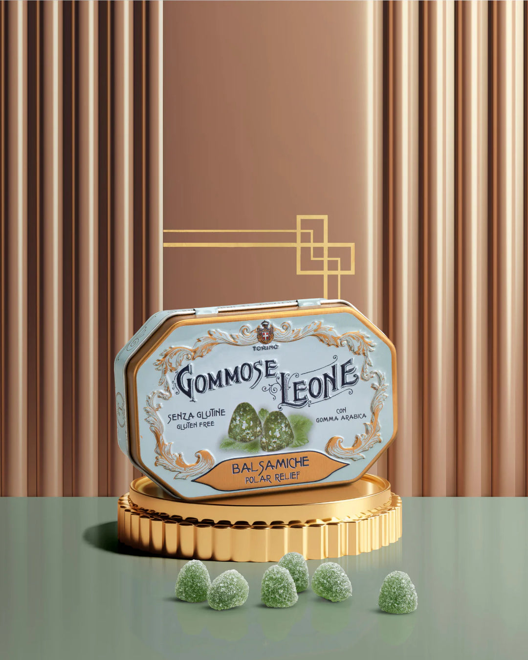 Boîte de bonbon a la  menthe gommeuse 42g