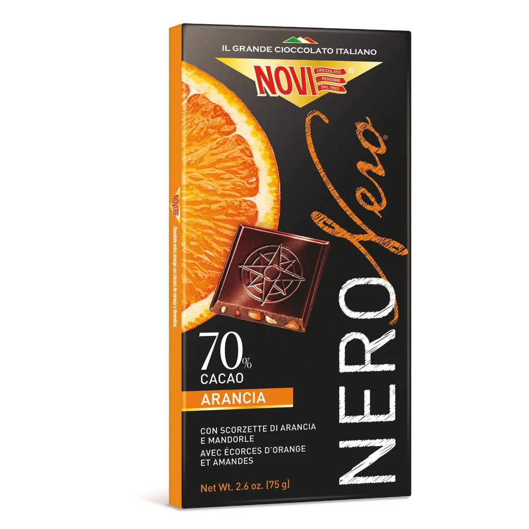 Nero Nero Extra Noir Écorces Orange et Amandes 75g